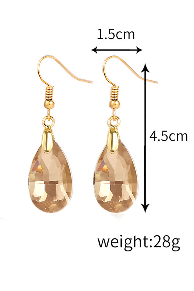 WATER DROPLET DECOR DROP EARRINGS