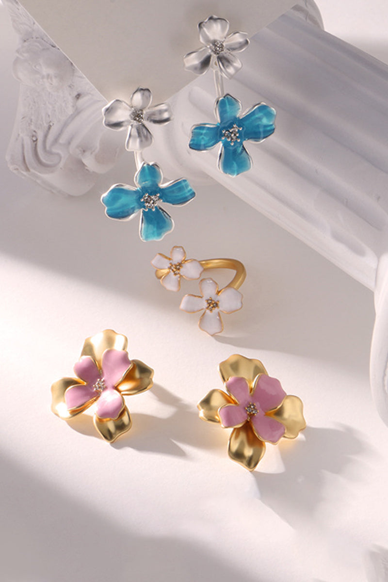 FLOWER DESIGN EARRINGS