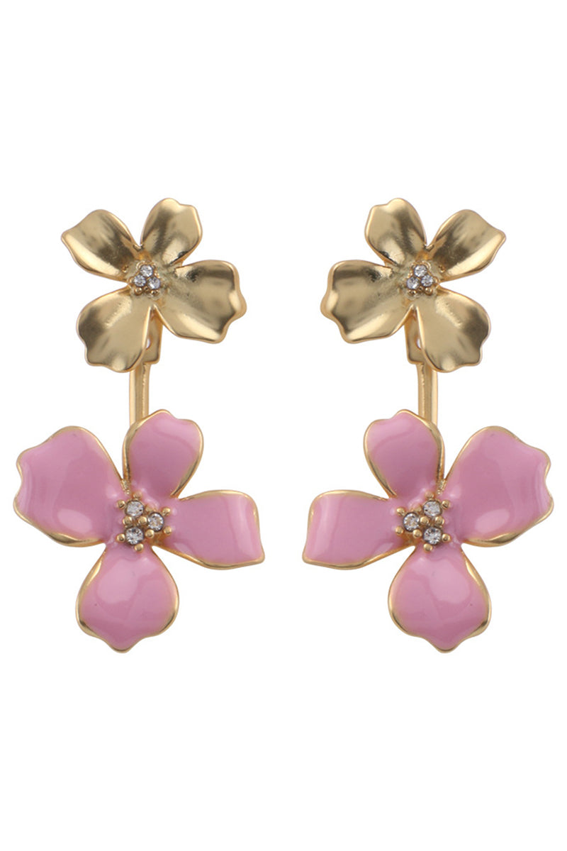 FLOWER DESIGN EARRINGS