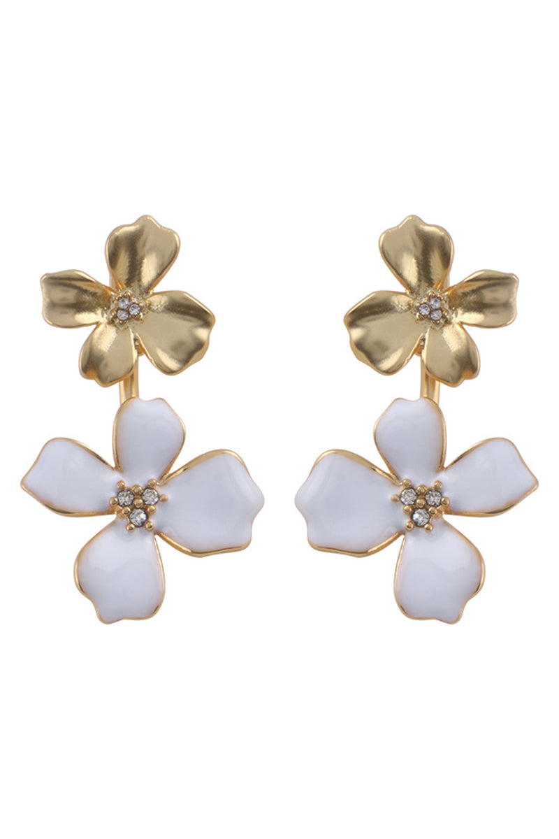 FLOWER DESIGN EARRINGS