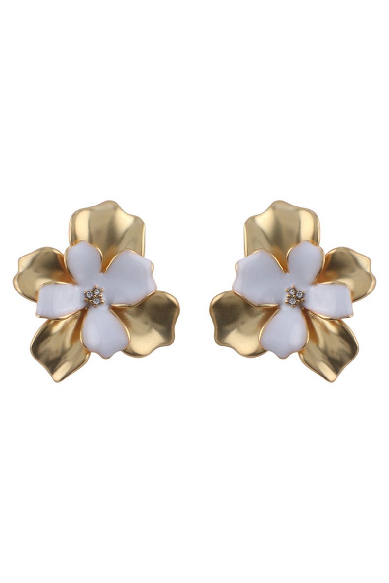 FLOWER DESIGN EARRINGS