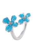 FLOWER DECOR WRAP RING JEWELRY