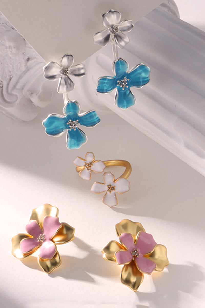 FLOWER DECOR WRAP RING JEWELRY