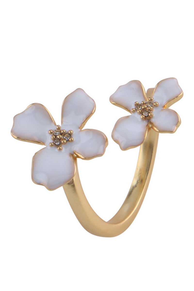 FLOWER DECOR WRAP RING JEWELRY