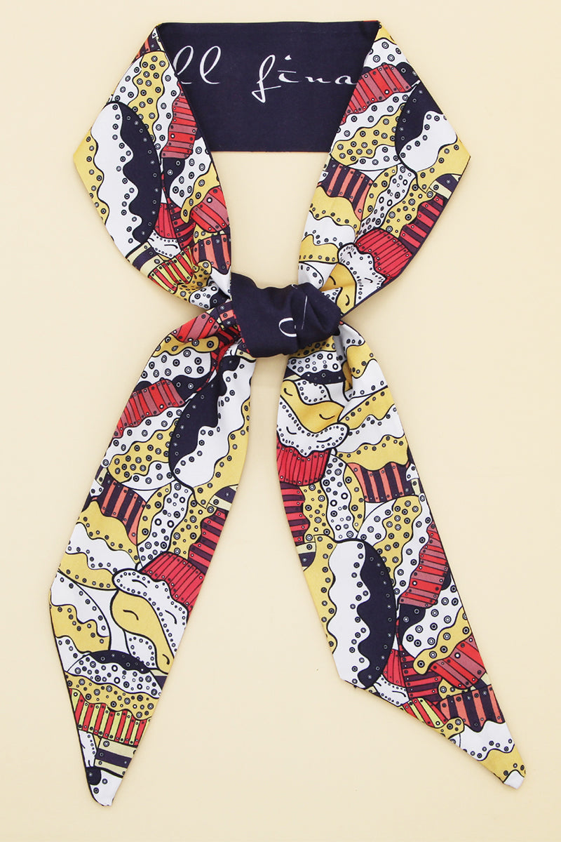 FLORAL PRINT TWILLY SCARF