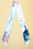 FLORAL PRINT FASHIONABLE TWILLY SCARF