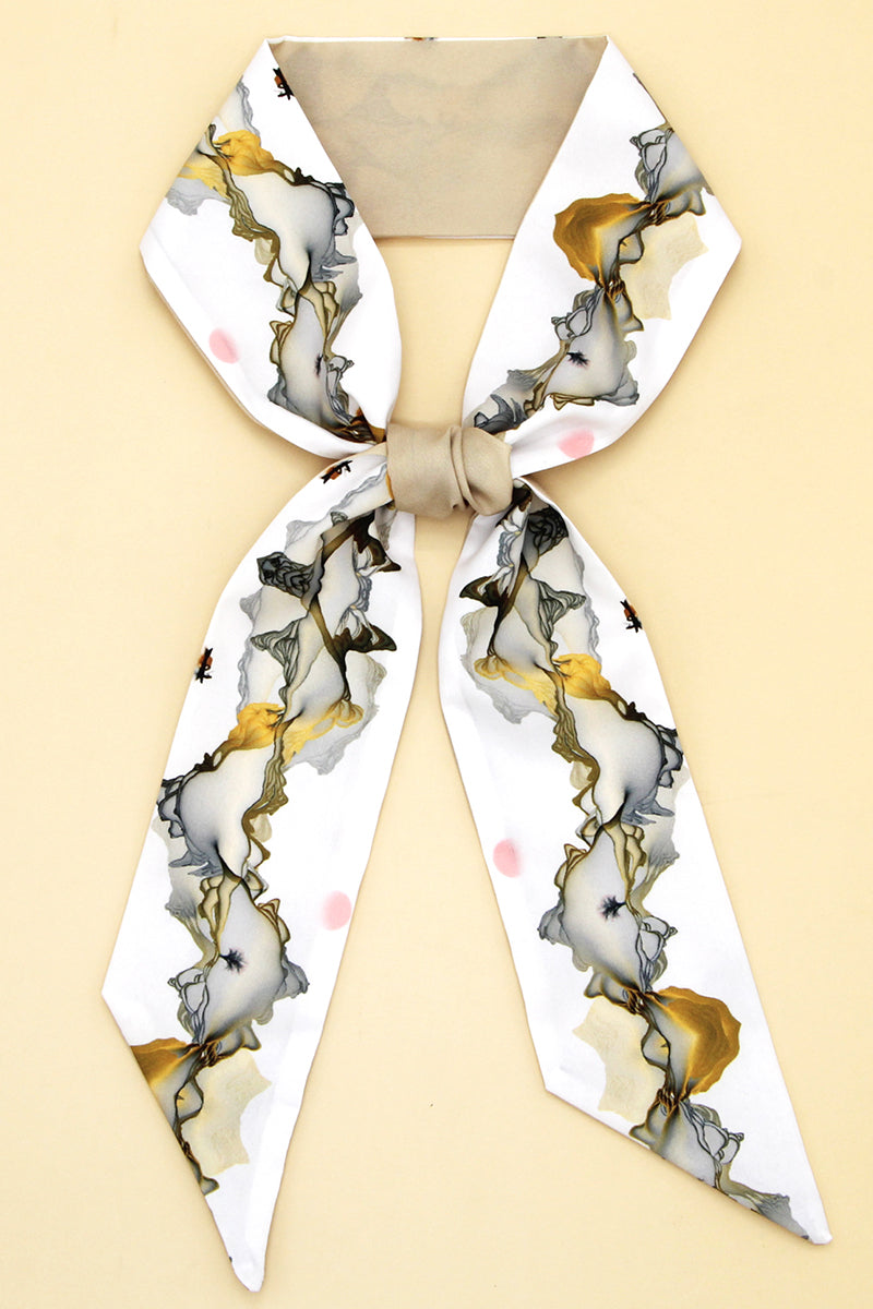 FLORAL PRINT FASHIONABLE TWILLY SCARF