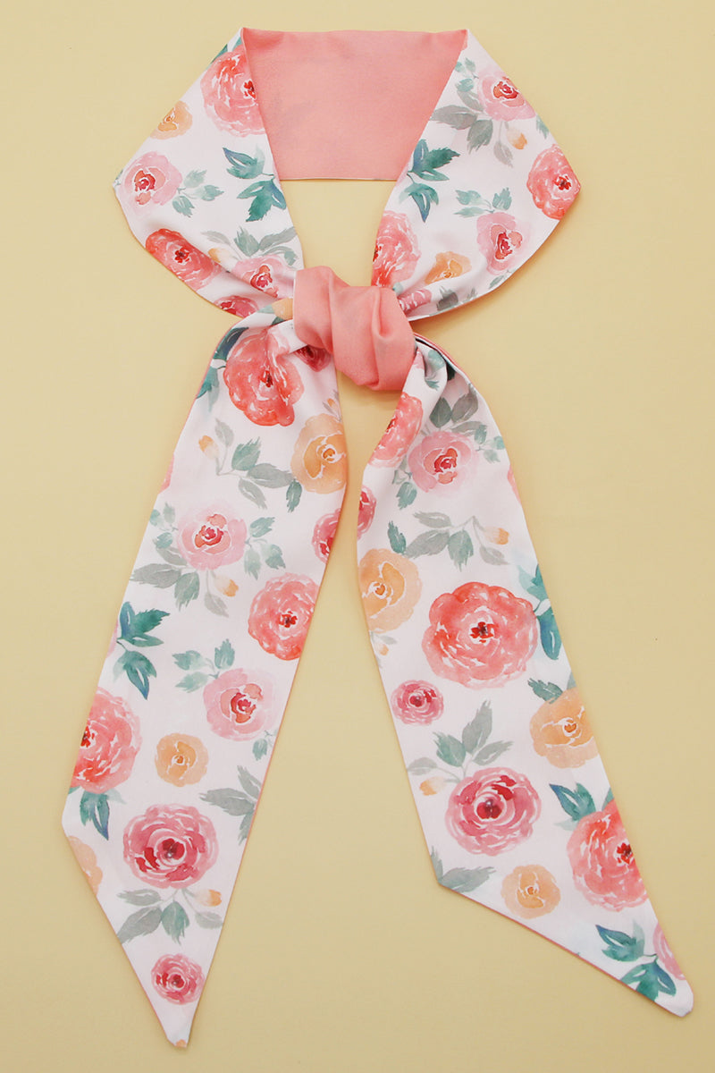 FLORAL PRINT FASHIONABLE TWILLY SCARF