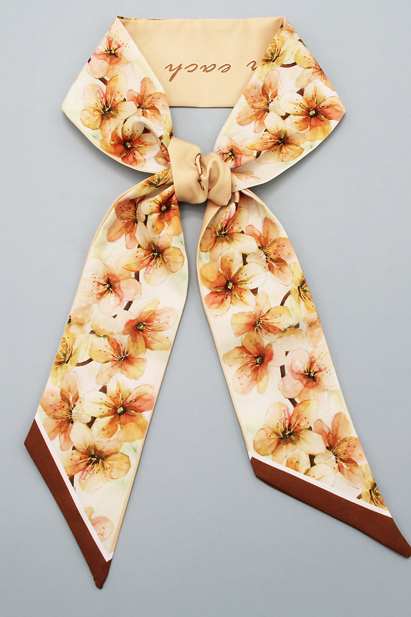 FLORAL PRINT FASHIONABLE TWILLY SCARF