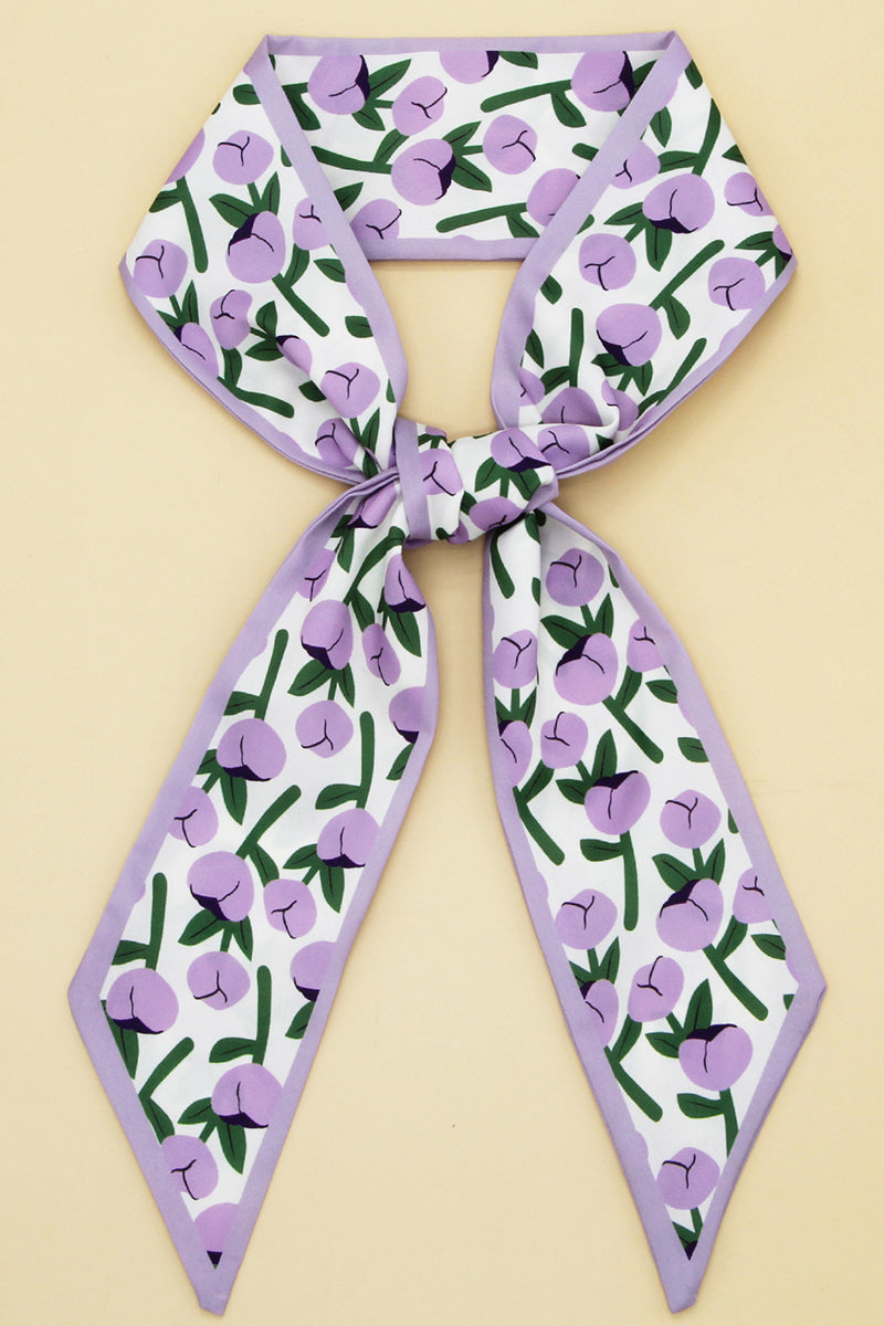 GEOMETRIC PRINT TWILLY SCARF