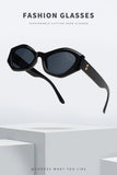 WIDE FRAME BEADS STUD DANDY SUNGLASSES