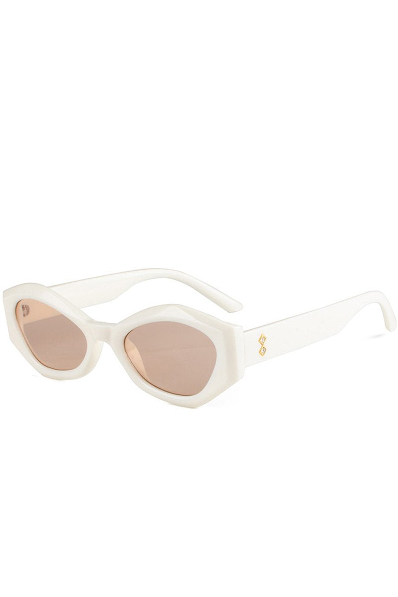 WIDE FRAME BEADS STUD DANDY SUNGLASSES