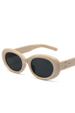 WIDE FRAME ROUND FASHION SUNGLASSES