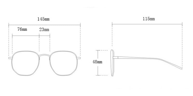 OUTDOOR TRAVEL SPORTS RIMLESS GLASSES