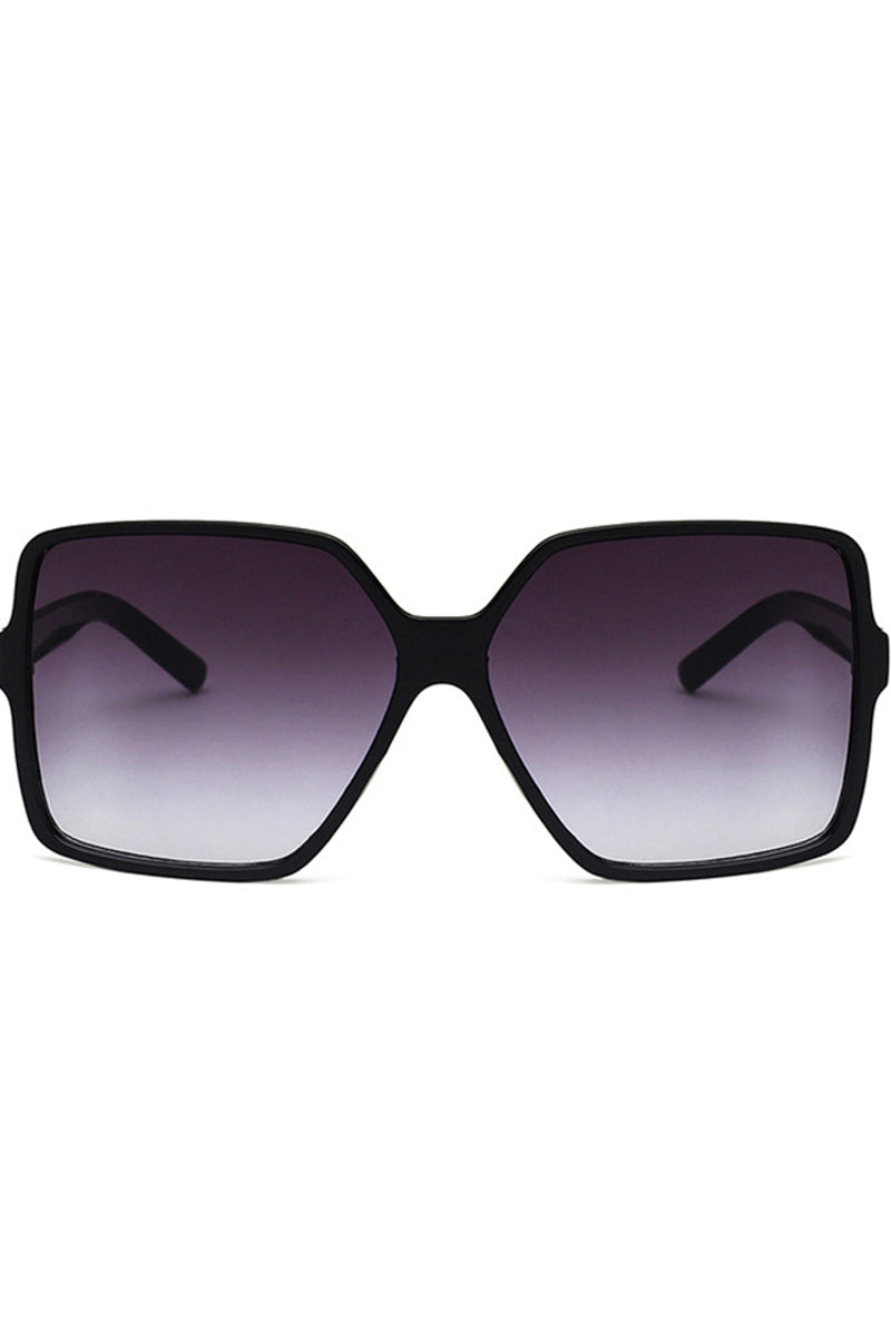 STREET SHOOTING SQUARE LARGE FRAME SUNGLASSES