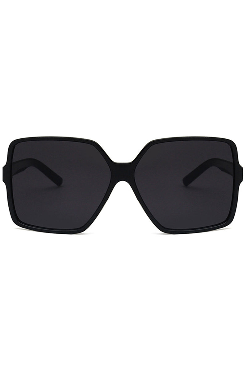 STREET SHOOTING SQUARE LARGE FRAME SUNGLASSES