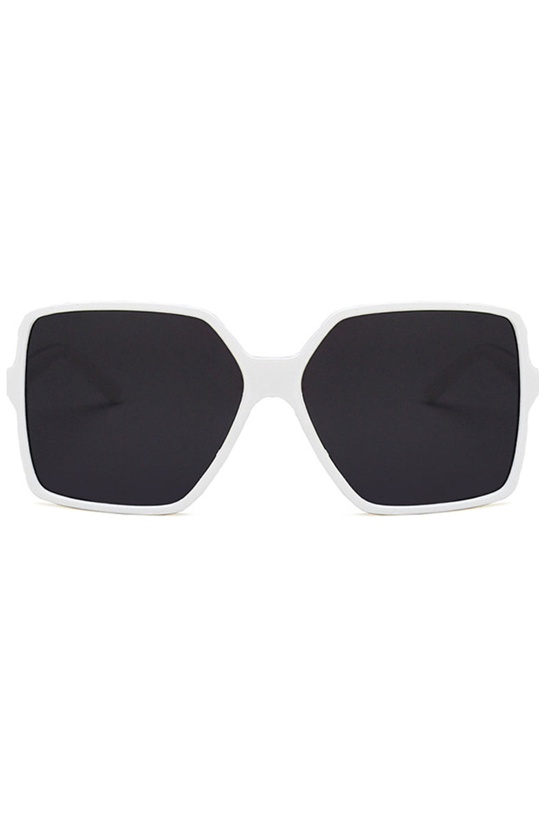 STREET SHOOTING SQUARE LARGE FRAME SUNGLASSES