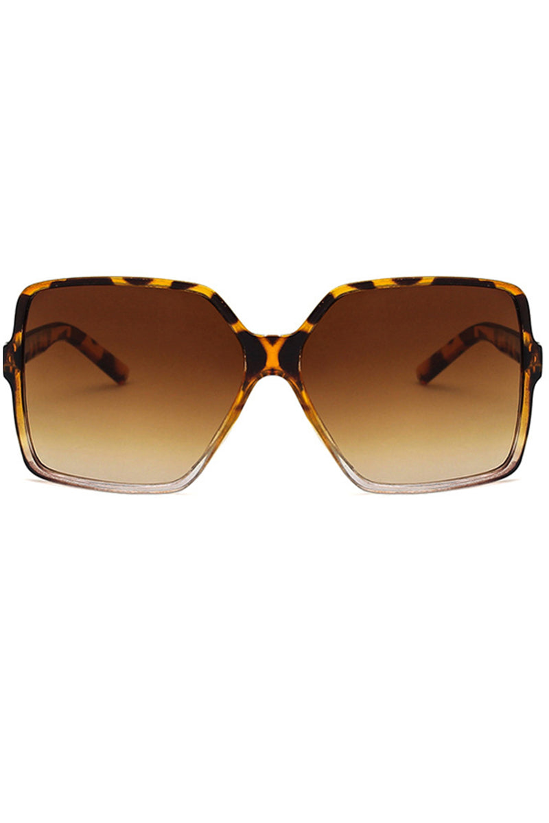 STREET SHOOTING SQUARE LARGE FRAME SUNGLASSES