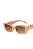 V SMALL BOX SQUARE FASHION SUNGLASSES