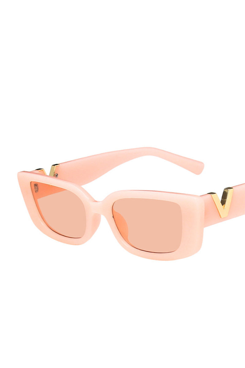 V SMALL BOX SQUARE FASHION SUNGLASSES