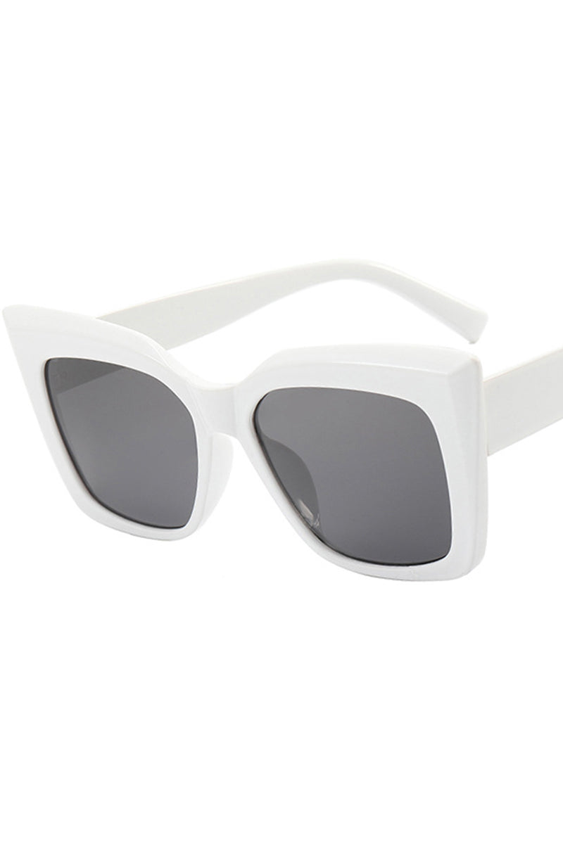 CATS EYE BIG FRAME SUNGLASSES