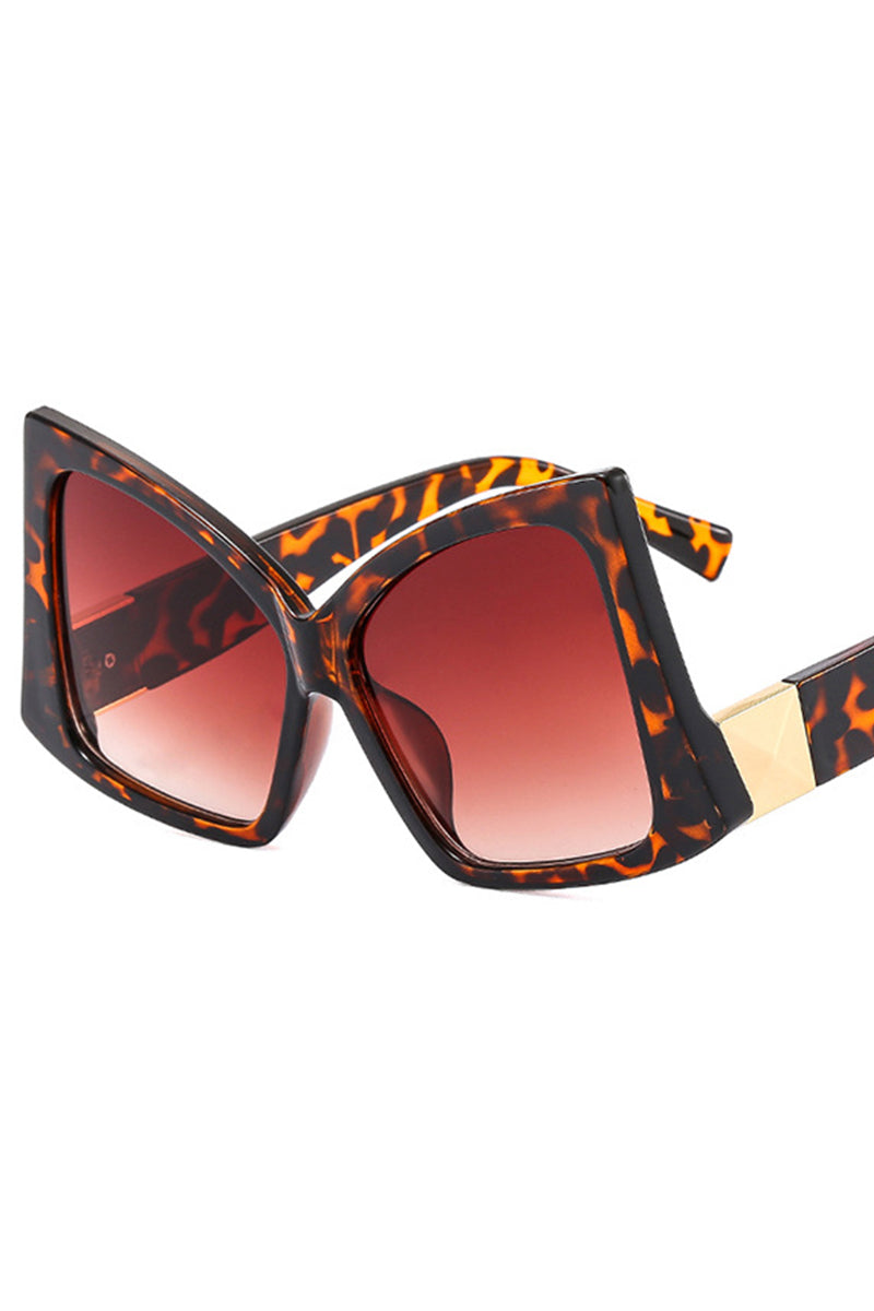 IRREGULAR LARGE FRAME SUNGLASSES