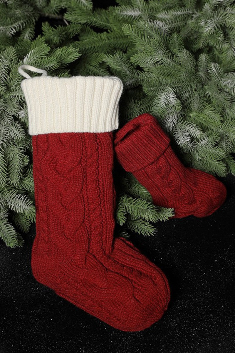 KNITTED CHRISTMAS STOCKINGS