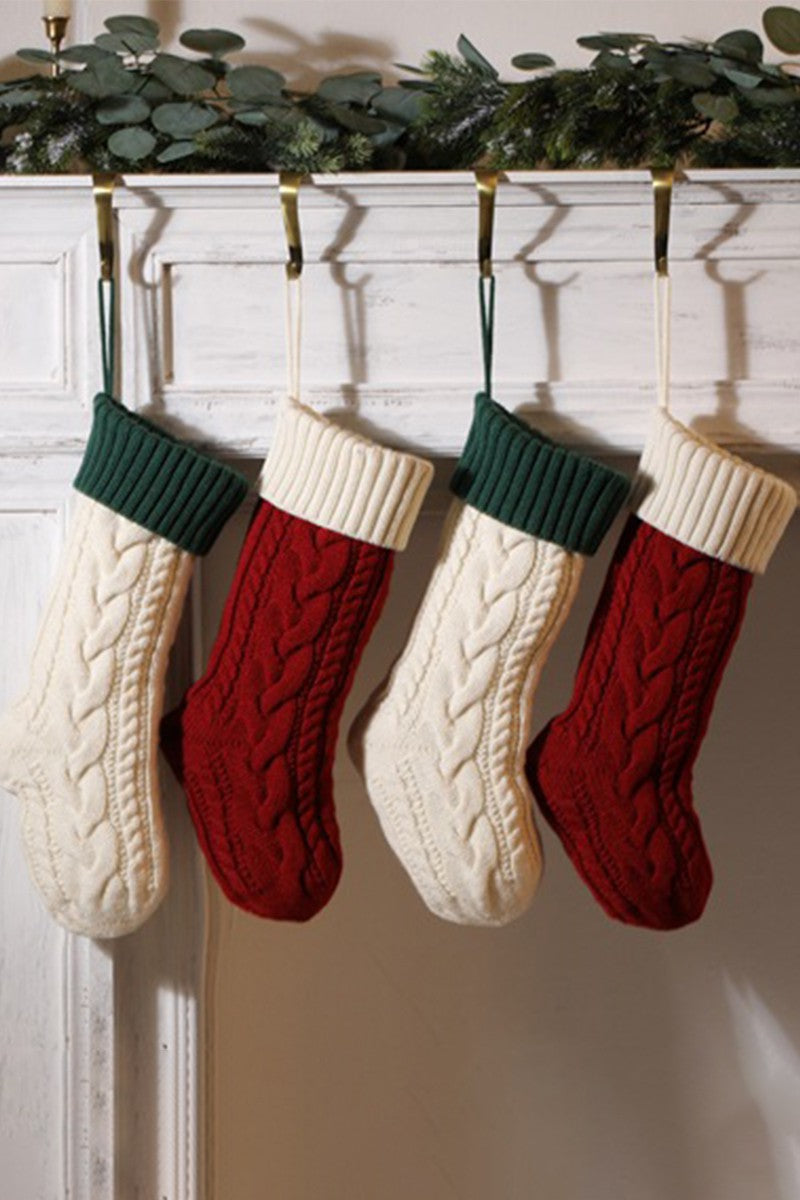 KNITTED CHRISTMAS STOCKINGS