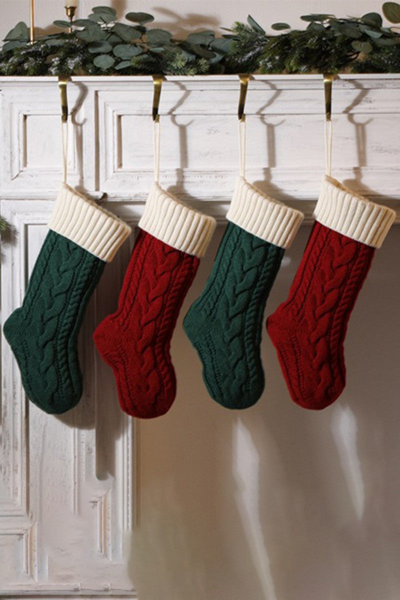 KNITTED CHRISTMAS STOCKINGS