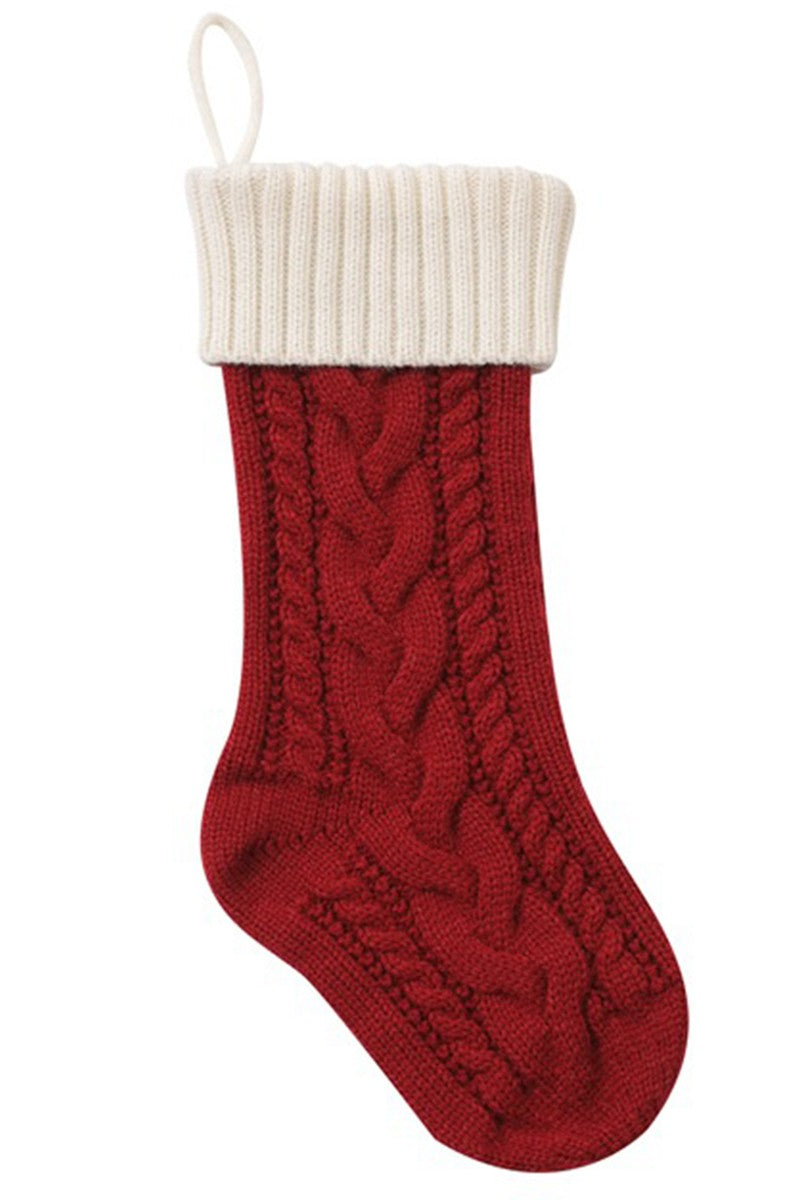 KNITTED CHRISTMAS STOCKINGS