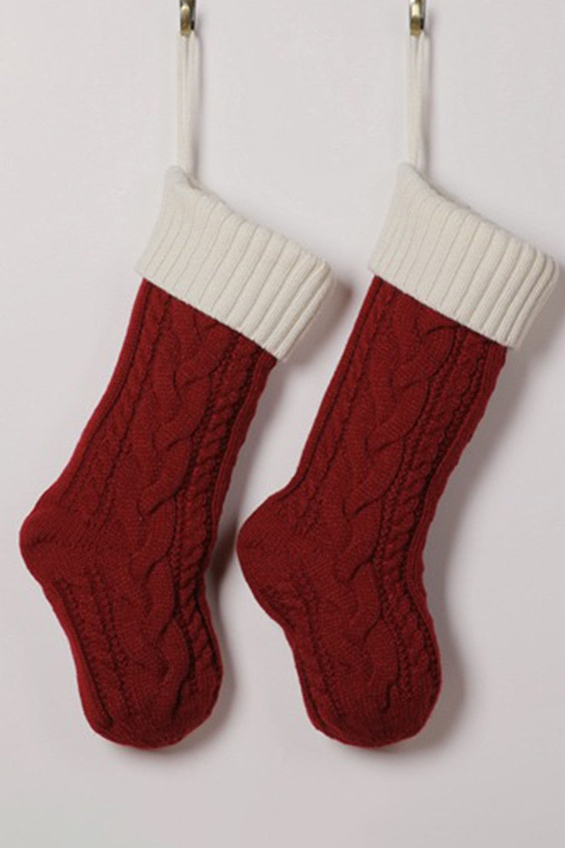 KNITTED CHRISTMAS STOCKINGS