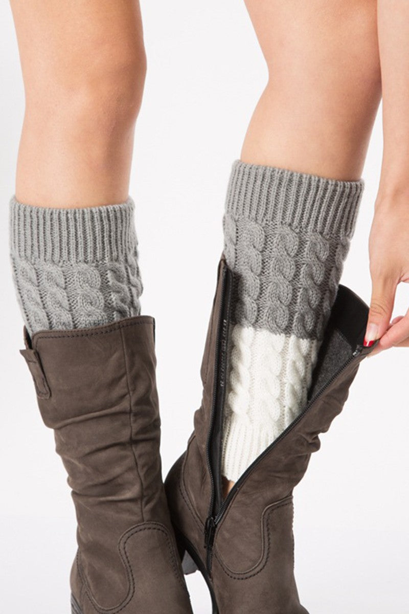 WOMEN LEG WARMERS BOOTS CUFFS