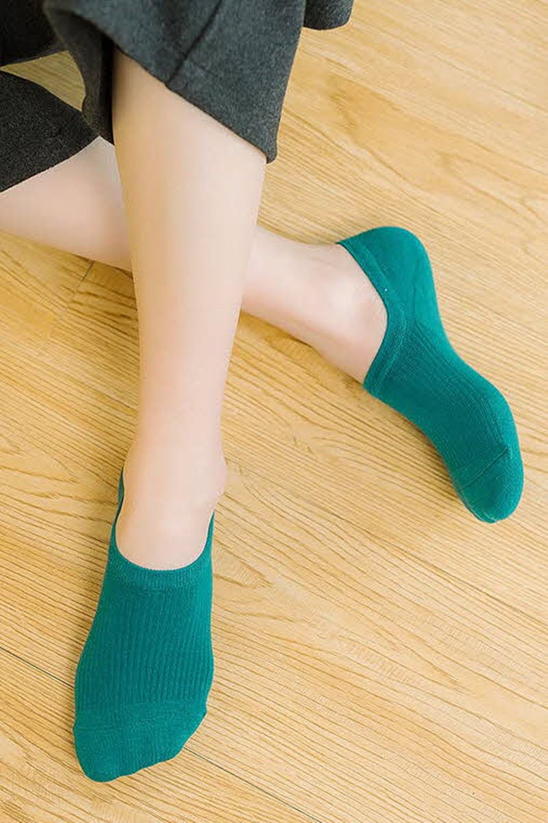 SOLID COLOR DRAW STRIP SOCKS