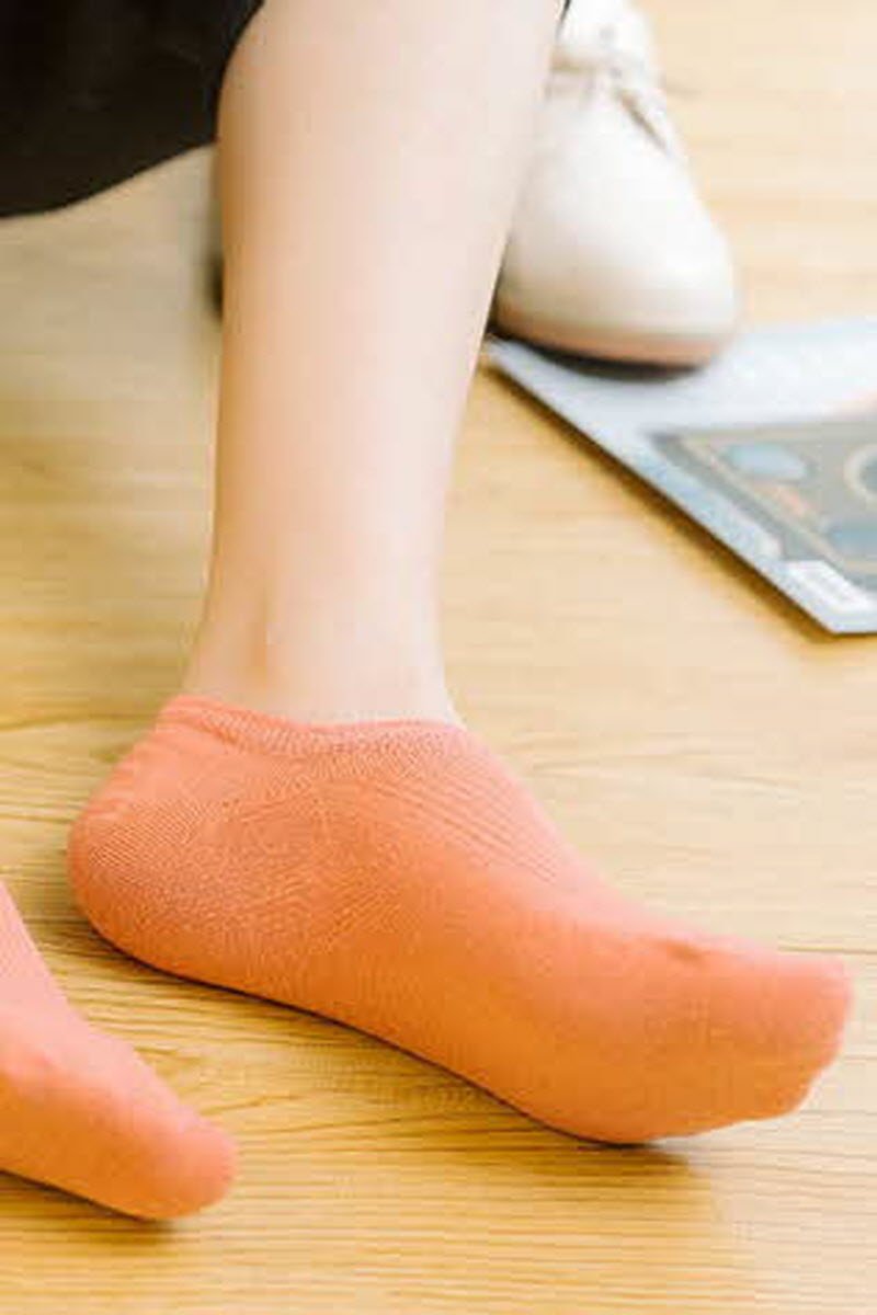 SOLID COLOR DRAW STRIP SOCKS