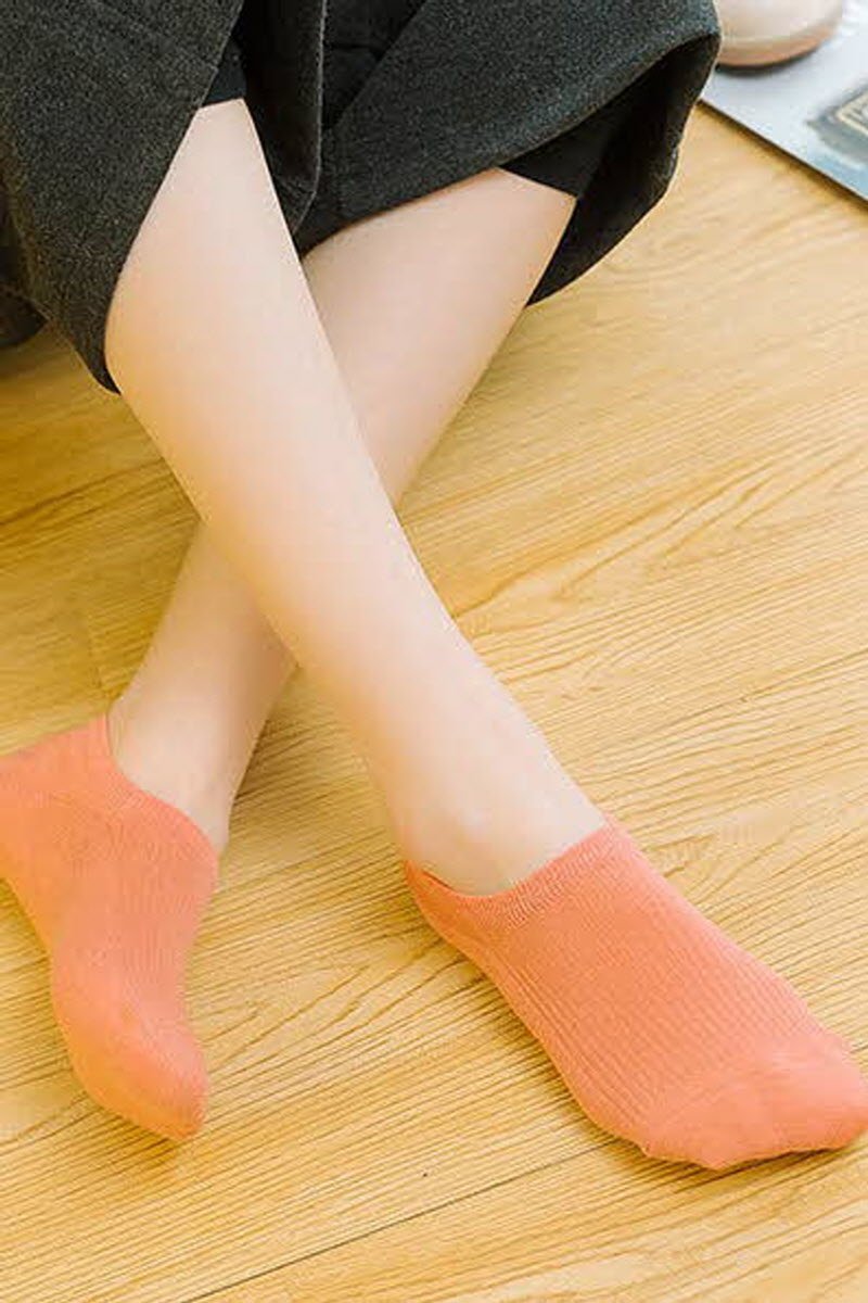 SOLID COLOR DRAW STRIP SOCKS