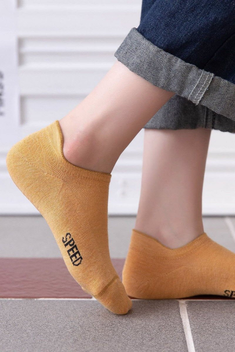 SOLID COLOR COTTON FRESH SOCKS