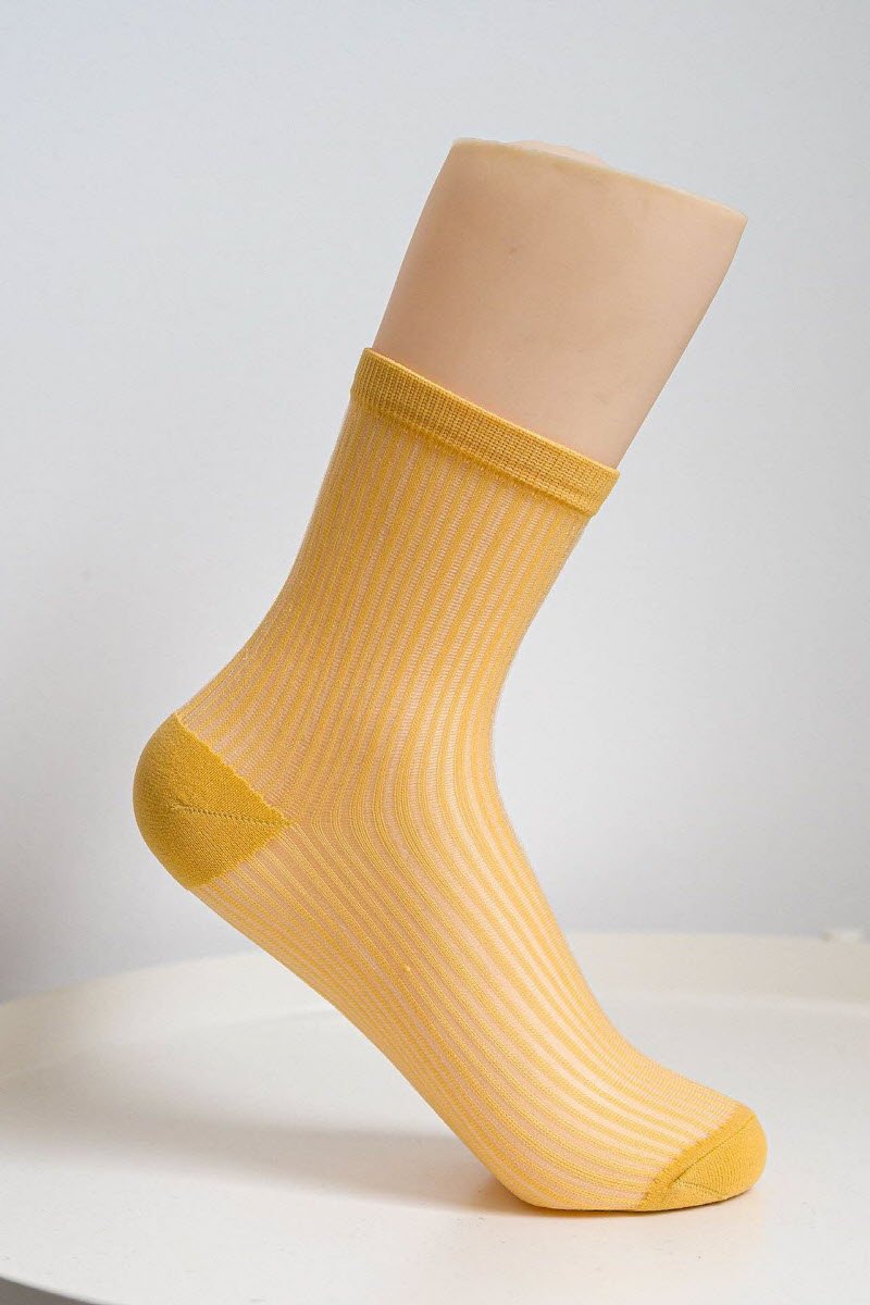 SOLID COLOR MID TUBE TIDE SOCKS