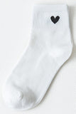 HEART PRINTED ANKLE TRENDY SOCKS