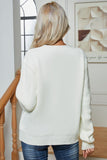 WOMEN SOLID SINGLE BREASTED CASUAL CARDIGAN