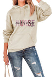 WOMEN NURSE PRINTING CASUAL LOOSE FIT HOODED TOP