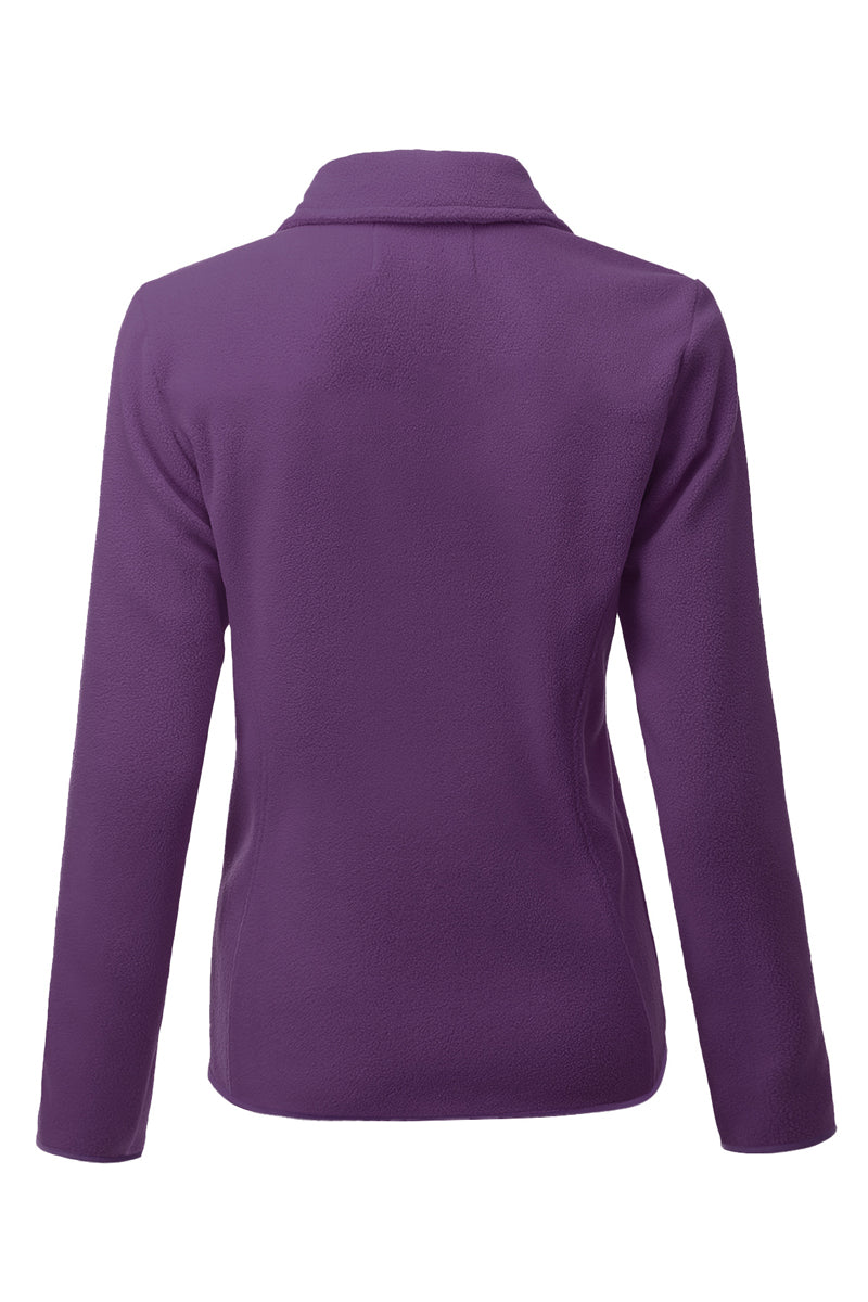 WOMEN'S FULL ZIP UP FLEECE JACKET WITH POCKETS