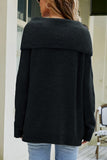 WOMENS LOOSE OVERSIZE HIGH NECK SWEATER