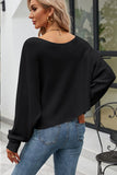 WOMEN LOOSE FIT ONE OFF SHOULDER KNIT SWEATER