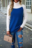 WOMEN HIGH TURTLE NECK LONG SLEEVE KNIT SWEATER