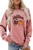 WOMEN GAME DAY AND PUMPKING PRINTING PULLOVER