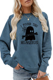 WOMEN HALLOWEEN PRINGTING CASUAL PULLOVER