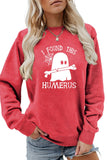 WOMEN HALLOWEEN PRINGTING CASUAL PULLOVER