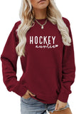 WOMEN HOCKEY GAME DAY PRINTING PULLOVER T SHIRT