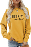 WOMEN HOCKEY GAME DAY PRINTING PULLOVER T SHIRT