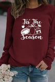 WOMEN FALL SEASON PRINTING LONG SLEEVE CASUAL TOP